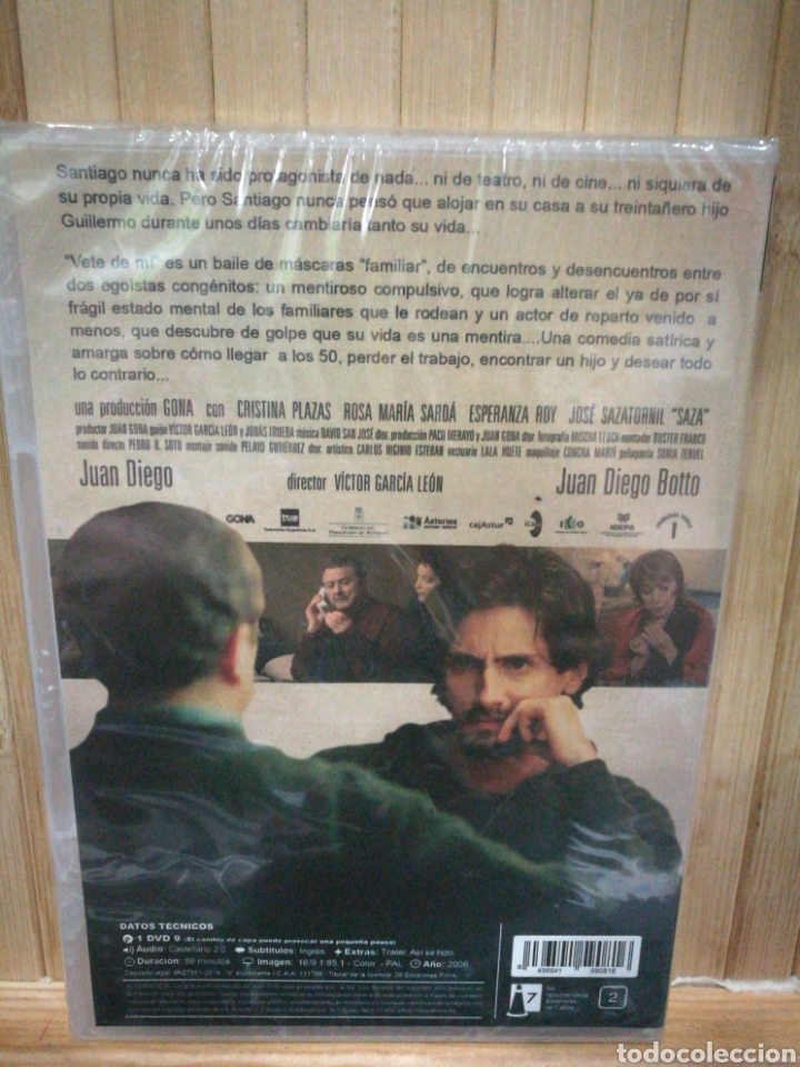 Cine: VETE DE MI - DVD - PRECINTADO - Foto 2