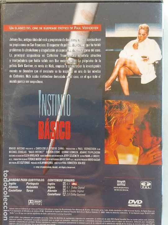 Cine: INSTINTO BASICO - DVD CINE - Foto 4