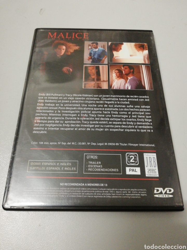 Cine: Malice dvd - Foto 2