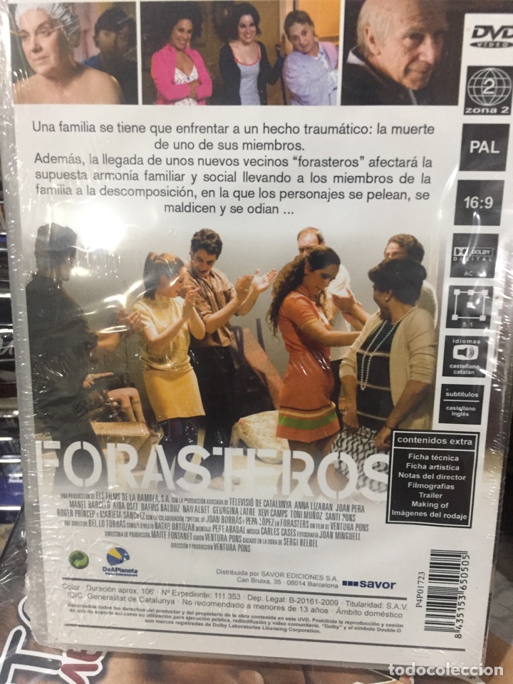 Cine: FORASTEROS [ DVD ] - Precintado - - Foto 2
