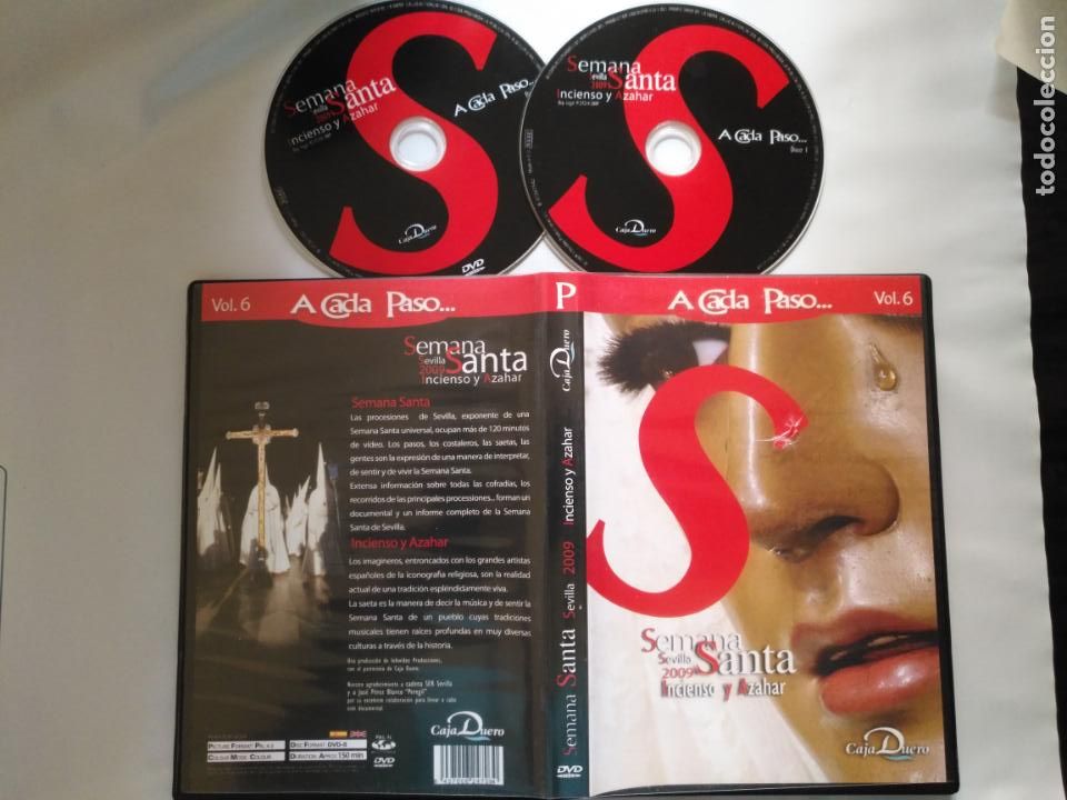 Cinema: semana santa SEVILLA 2009 - A CADA PASO ... VOL. 6 - DVD - INCIENSO Y AZAHAR - 2009