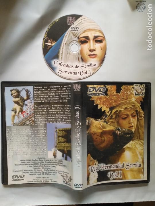 Cinema: DVD SEMANA SANTA SEVILLA VIDEOS PM REDAL HERMANDAD VIRGEN DE SERVITA VOL. 1