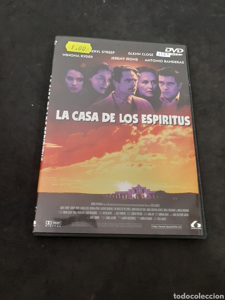 Kino: DVR 1130 la casa delos esp&iacute;ritus-DVD SEGUNDA MANO CON SLIMCOVER RECORTADO