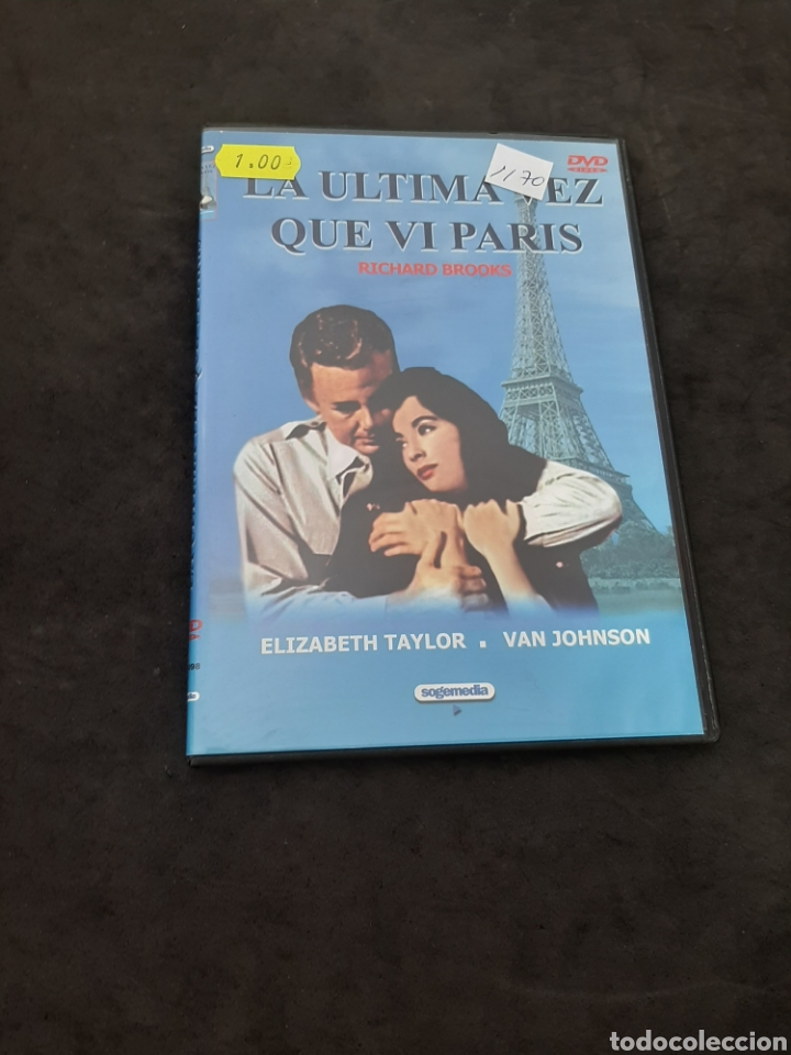 Cin&eacute;ma: DVR&nbsp;&nbsp;&nbsp; 1170 la &uacute;ltima vez que vi Par&iacute;s &nbsp; -DVD SEGUNDA MANO CON SLIMCOVER RECORTADO