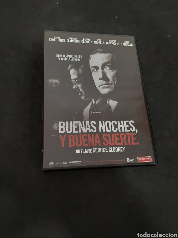 Cin&eacute;ma: S417 buenas noches y buena suerte- DVD SEGUNDA MANO