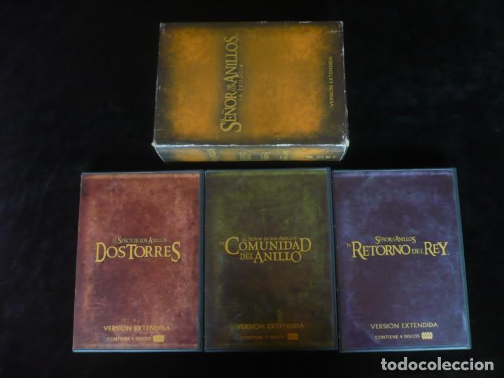 Cine: el se&ntilde;or de los anillos version extendida 12 discos como nuevos