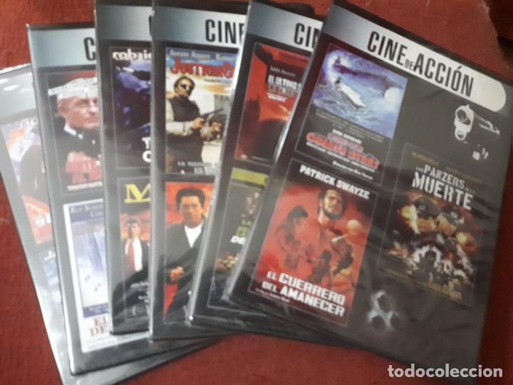 Cine: (Pedidos min 10 eur) 5 DVD CON 3 PELIS EN CADA - Cine de Acci&oacute;n - Tiempo precintados