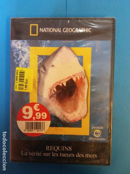 Cinema: REQUINS LA V&Eacute;RIT&Eacute; SUR LES TUEURS DES MERS. NATIONAL GEOGRAPHIC. PASSION D&Eacute;COUVERTE. EN FRANC&Eacute;S. DVD.