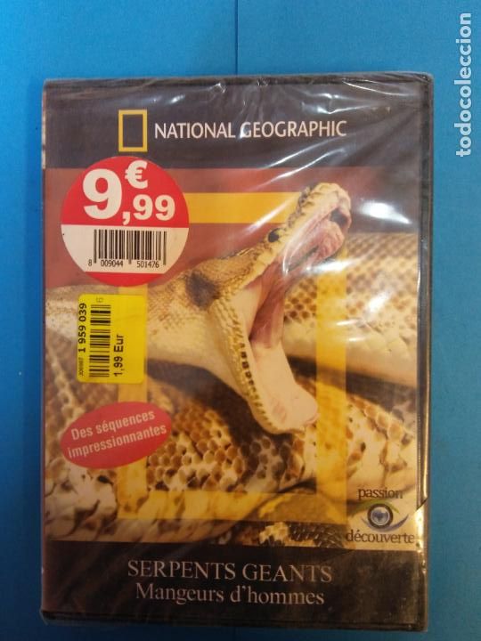 Cinema: SERPENTS GEANTS MANGEURS D'HOMMES. NATIONAL GEOGRAPHIC. PASSION D&Eacute;COUVERTE. EN FRANC&Eacute;S. DVD.