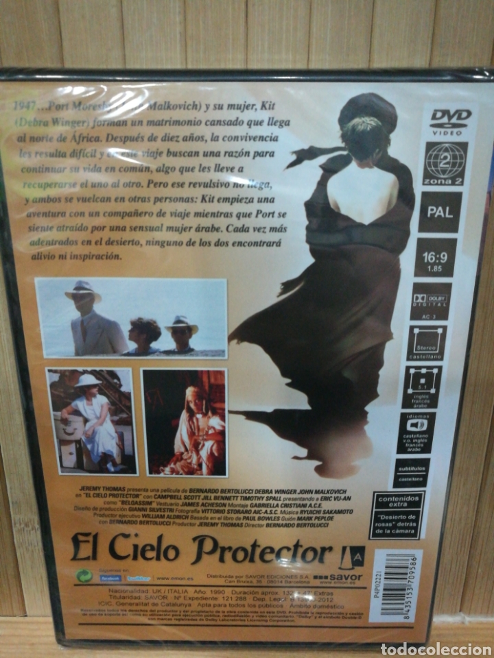 Cine: EL CIELO PROTECTOR - DVD - PRECINTADO - Foto 2
