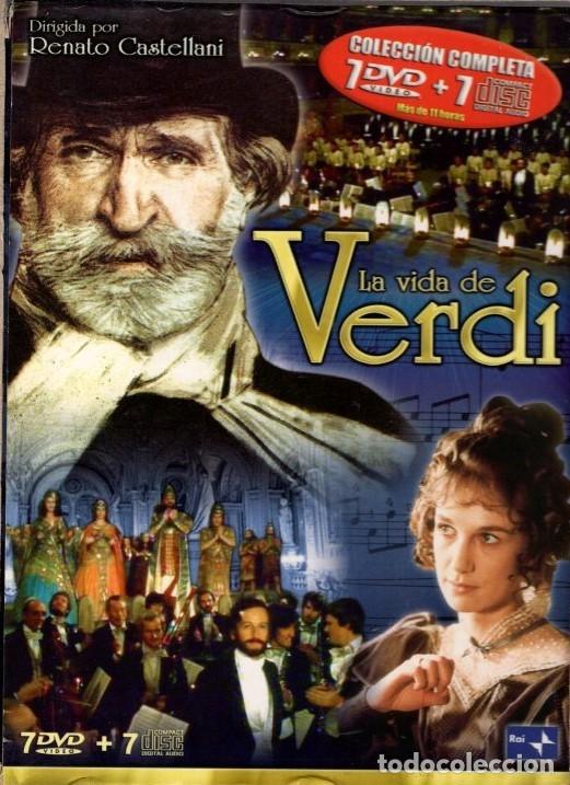 LA VIDA DE VERDI DVD (7.DVD+ 7 COMPACT- ) UNA OBRA RIGUROSA Y LLENA DE LUJO Y ESPLENDOR (VER FOTOS) (Cine - Películas - DVD)
