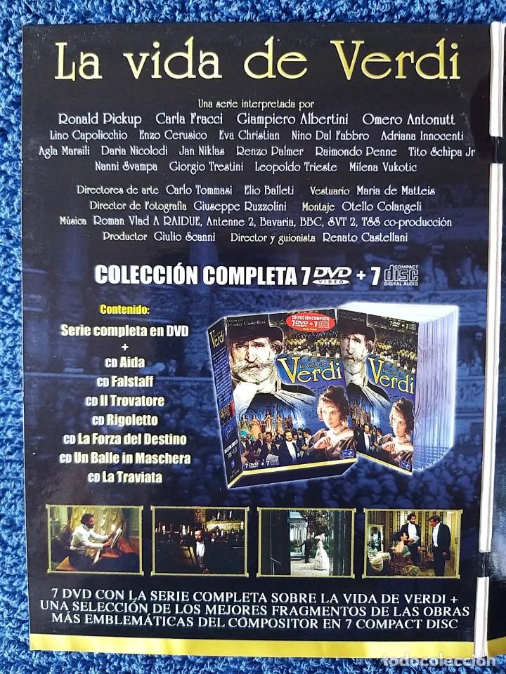 Cine: LA VIDA DE VERDI DVD (7.DVD+ 7 Compact- ) UNA OBRA RIGUROSA Y LLENA DE LUJO Y ESPLENDOR (VER FOTOS) - Foto 3 - 214905228