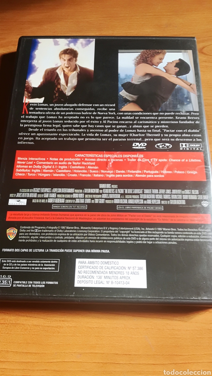 Cine: DVD Pactar con el Diablo - Foto 3