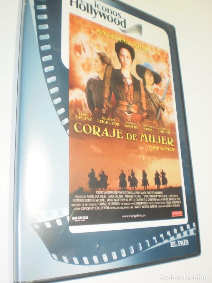 Cinema: dvd coraje de mujer. angelina jolie. 170 min caja fina (buen estado)