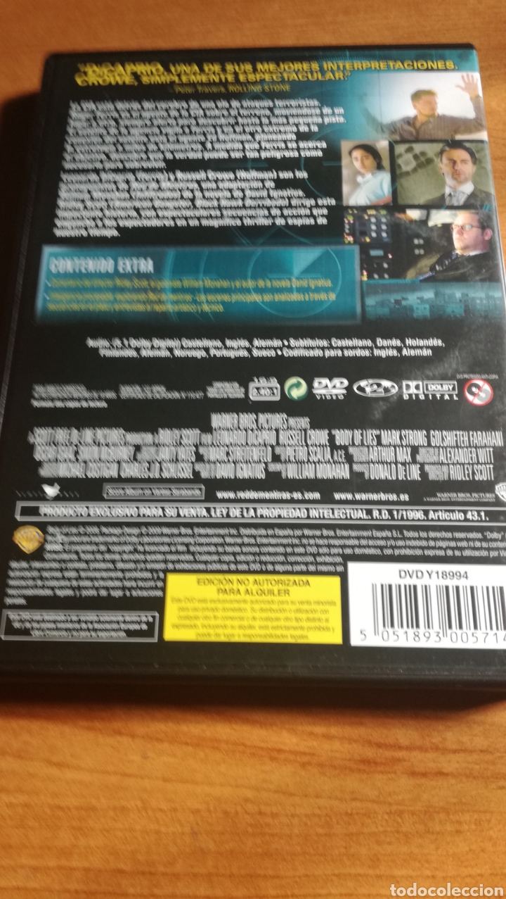 Cine: DVD Red de Mentiras - Foto 2