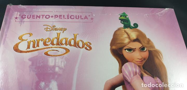Cine: CUENTO-DVD-LIBRO-ENREDADOS-DISNEY-PRECINTADO-SIN ABRIR-IMPOLUTO-CLASICOS-COLECCIONABLE-VER FOTOS