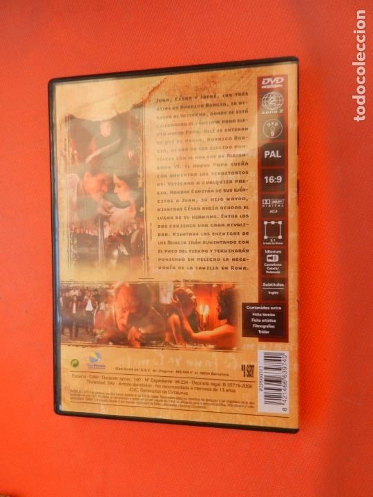 Cine: LOS BORGIA - DVD- PODER, LA PASI&Oacute;N Y LA HIPOCRESIA - Foto 3