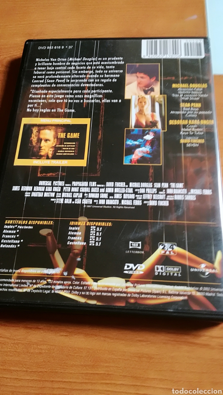 Cine: DVD The Game - Foto 2