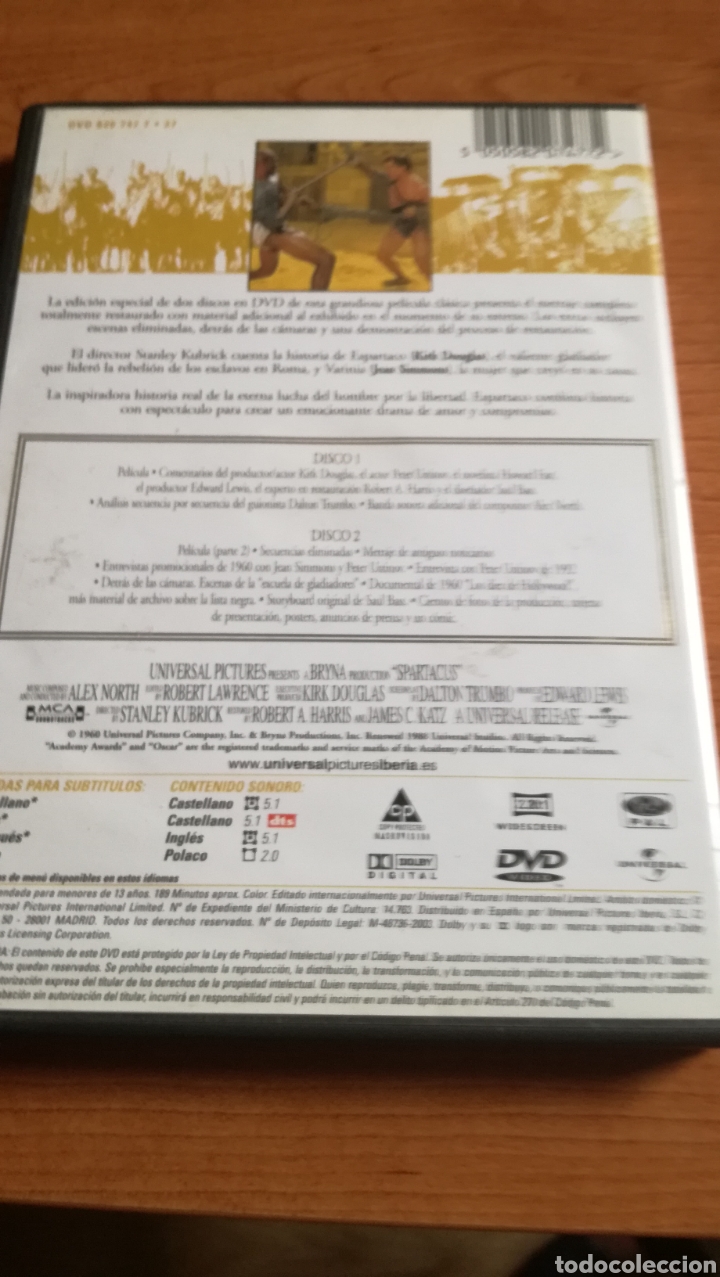Cine: 2DVD Espartaco - Foto 2