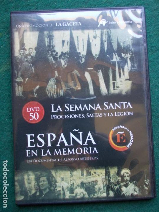 Cine: DVD ESPA&Ntilde;A EN LA MEMORIA N&ordm; 50 LA SEMANA SANTA LA PROCESI&Oacute;N, LA SAETA Y LA LEGI&Oacute;N