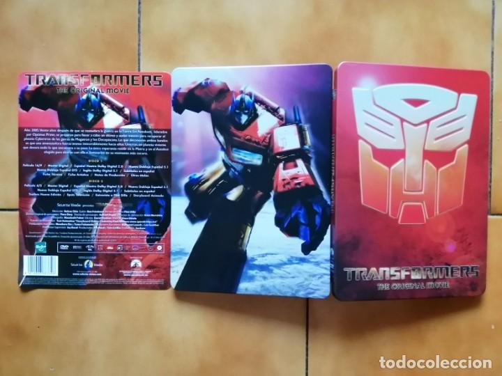 Cine: DVD TRANSFORMERS THE ORIGINAL MOVIE EDICION METALICA 2 DISCOS ( STEELBOOK ) Descatalogada
