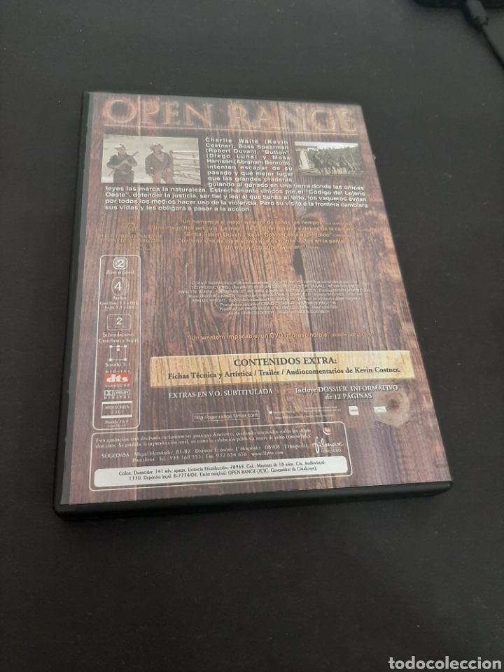 Cine: S255 open range-DVD&nbsp; SEGUNDAMAno - Foto 2