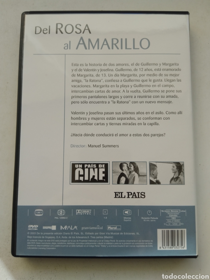 Cine: DVD DEL ROSA AL AMARILLO/SUMMERS - Foto 2