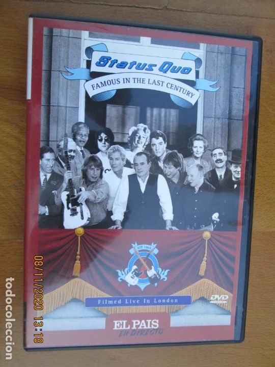 Cine: STATUS QUO - FAMOUS IN THE LAST CENTURY - DVD - FILMED LIVE IN LONDON