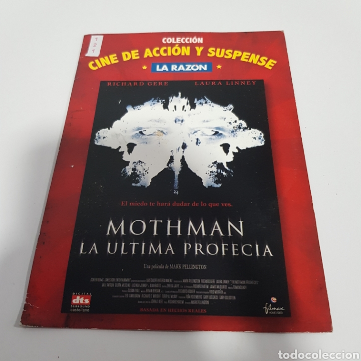 Cine: CTN&nbsp;&nbsp;&nbsp; 121 Mothman la &uacute;ltima profec&iacute;a &nbsp; DVD EDICION CARTON SEGUNDAMANO