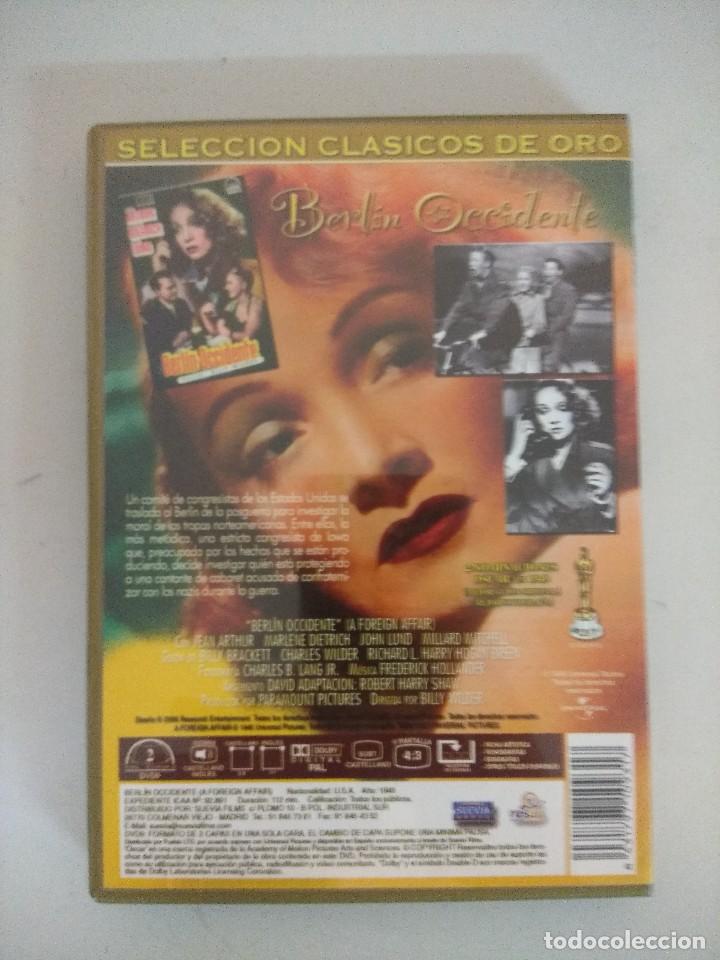 Cine: DVD/BERLIN OCCIDENTE/MARLENE DIETRICH. - Foto 2
