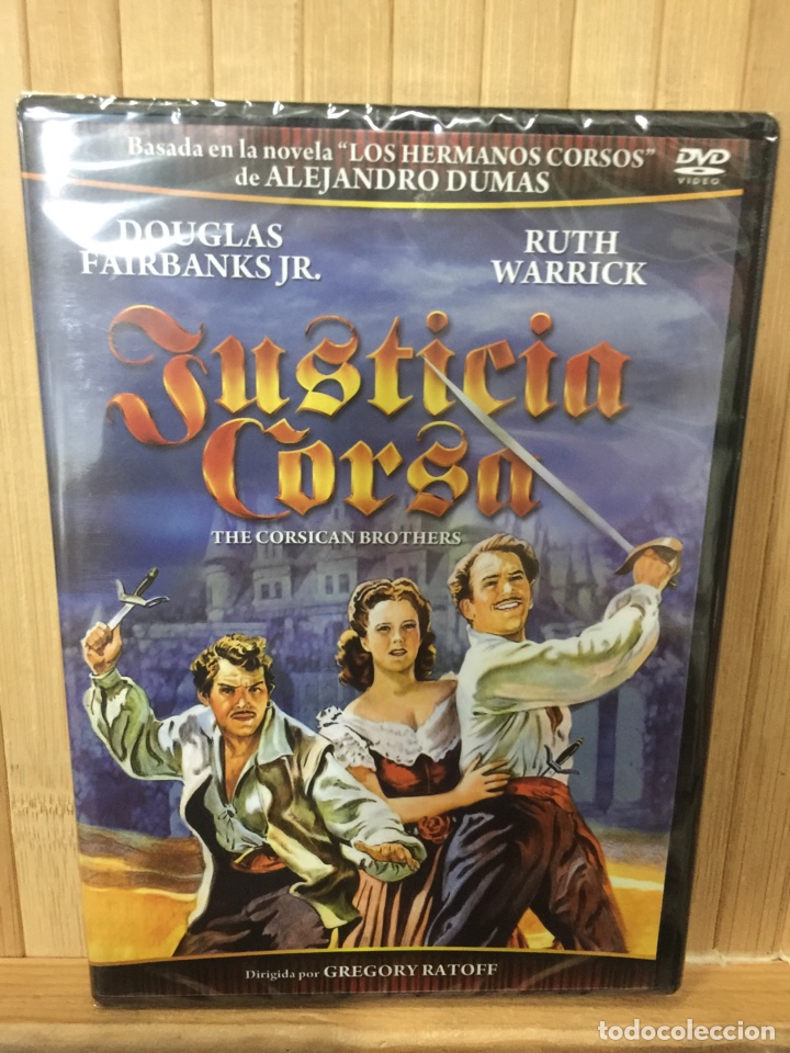 Cine: Justicia Corsa DVD - Precintado -