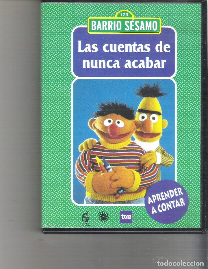 Cine: 1 DVD INFANTIL - BARRIO SESAMO - LAS CUENTAS DE NUNCA ACABAR ( APRENDE A CONTAR )