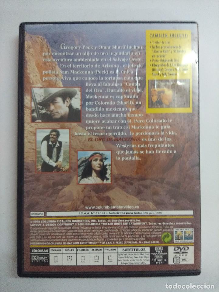 Cine: DVD/EL ORO DE MACKENNA/GREGORY PECK. - Foto 2