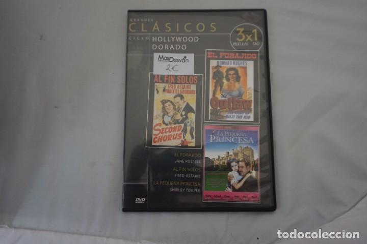 Cinema: 10-B4 - 3 X DVD - EL FORAJIDO, AL FIN SOLOS, LA PEQUE&Ntilde;A PRINCESA
