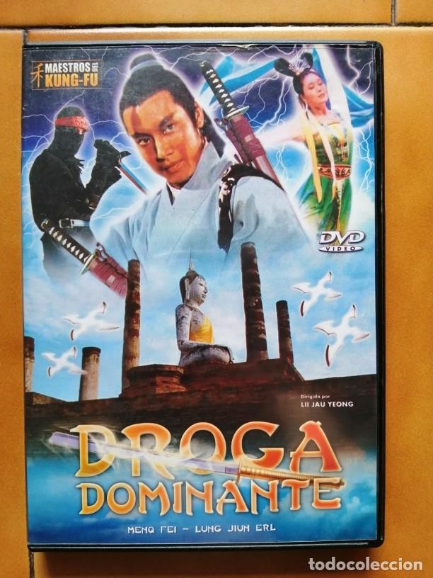 Cine: DVD DROGA DOMINANTE MENQ FEI - LUNG JIUN ERL COLECCION MAESTROS DEL KUNG FU