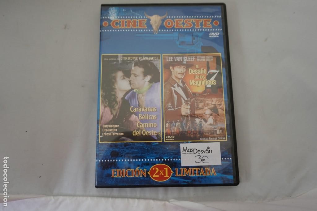 Cinema: (4-B5) - 2 X DVD - CINE OESTE / CARAVANAS BELICAS CAMINO DEL OESTE, EL DESAFIO DE LOS MAGNIFICOS