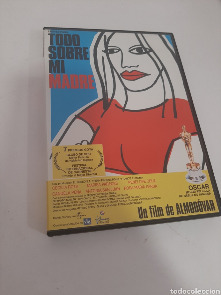Cinema: S231 Todo sobre mi madre-DVD SEGUNDA MANO