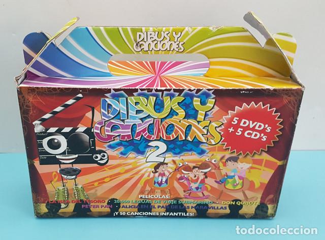 Cine: MALETIN DIBUS Y CANCIONES 2: 5 DVD PELICULAS + 5 CD CON CANCIONES, OK RECORDS, VER DESCRIPCION