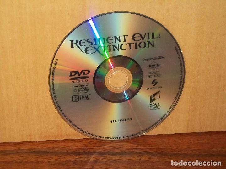 Cine: RESIDENT EVIL : EXTINCION - SOLO DVD SIN CARATULAS, NI CAJA