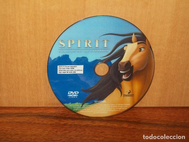Cine: SPIRIT (CIMARRON) - SOLO DVD SIN CARATULAS, NI CAJA COMO NUEVO