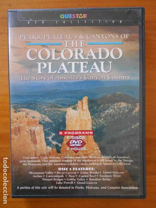 Cinema: DVD THE COLORADO PLATEAU / GRAND CANYON - 2 DVD'S - READER'S DIGEST - EN INGLES (EL)
