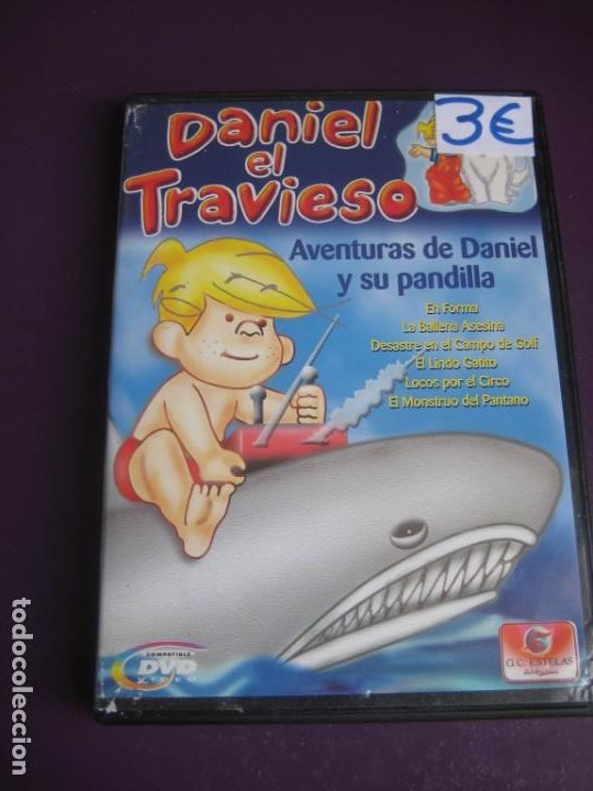 Kino: AVENTURAS DE DANIEL EL TRAVIESO Y SU PANDILLA - DVD - DIBUJOS ANIMADOS CLASICOS - LEVE USO