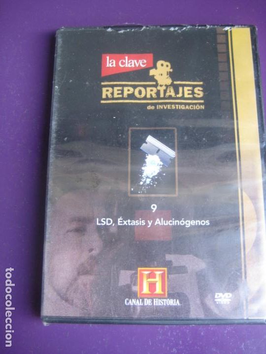Kino: REPORTAJES DE INVESTIGACION - DROGAS - LSD, EXTASIS Y ALUCINOGENOS - DVD PRECINTADO CANAL HISTORIA