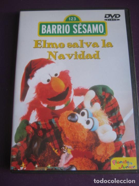 Cine: ELMO SALVA LA NAVIDAD - DVD SIN USO - BARRIO SESAMO -