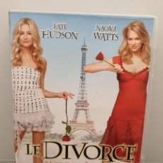 Cine: LE DIVORCE - DVD. KATE HUDSON, NAOMI WATTS, GLENN CLOSE.