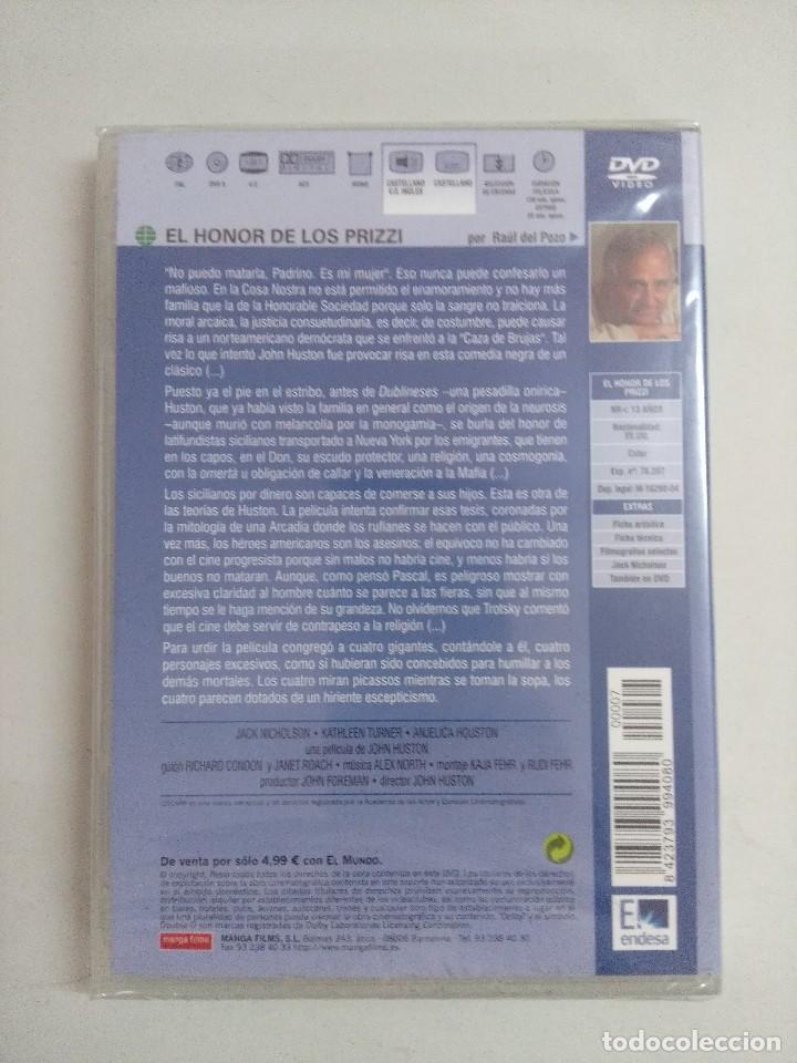 Cine: DVD/EL HONOR DE LOS PRIZZI/PRECINTADO&iexcl;&iexcl;&iexcl;&iexcl;&iexcl;&iexcl;&iexcl;&iexcl;&iexcl;&iexcl;. - Foto 2