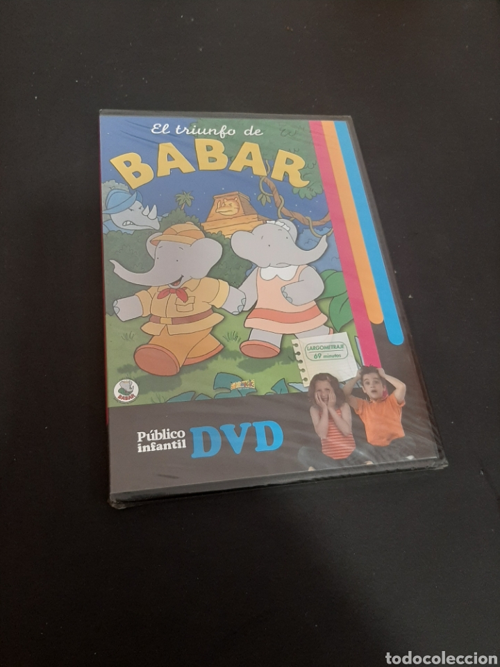 Cine: DVS 48 el triunfo de Babar &nbsp; -DVD&nbsp; SEGUNDA MANO TAPA FINA