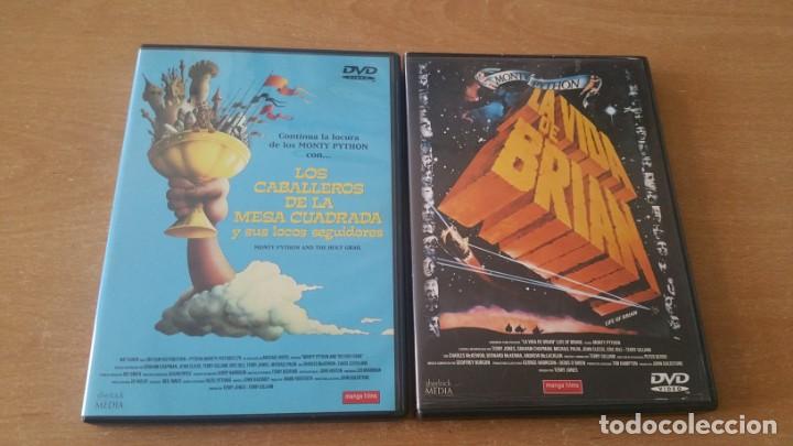 Cine: 2 DVD LA VIDA DE BRIAN Y LOS CABALLEROS DE LA MESA CUADRADA MONTY PYTHON - Foto 1