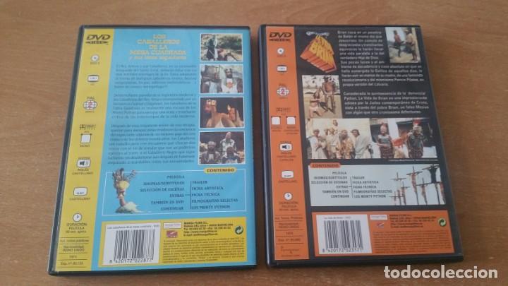 Cine: 2 DVD LA VIDA DE BRIAN Y LOS CABALLEROS DE LA MESA CUADRADA MONTY PYTHON - Foto 2
