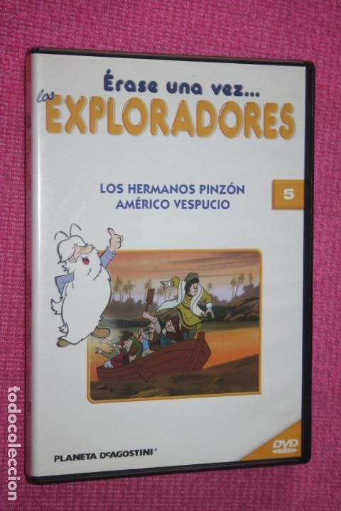 Kino: LOS HERMANOS PINZON / AMERICO VESPUCIO (n&ordm; 5) * DVD Colecci&oacute;n ERASE UNA VEZ ... LOS EXPLORADORES
